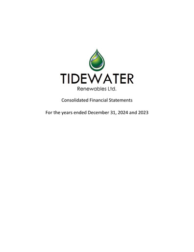 Thumbnail Tidewater Renewables Financial Statement 2024