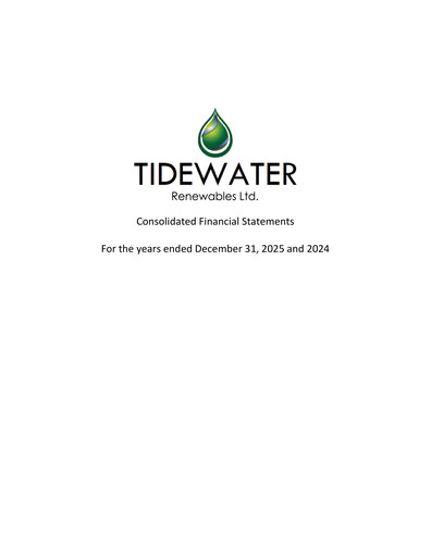 Thumbnail Tidewater Renewables Financial Statement 2025