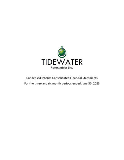 Vorschaubild Tidewater Renewables Quartalsbericht 2023-q2