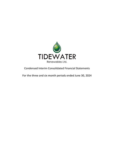 Vorschaubild Tidewater Renewables Quartalsbericht 2024-q2