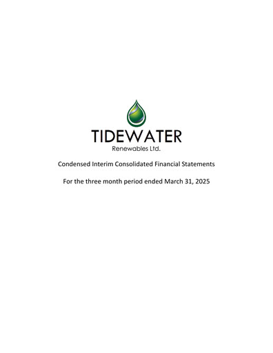 Vorschaubild Tidewater Renewables Quartalsbericht 2025-q1