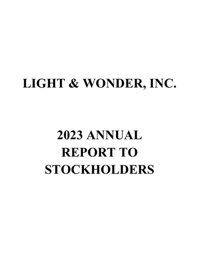 Thumbnail Light & Wonder Annual Report 2023