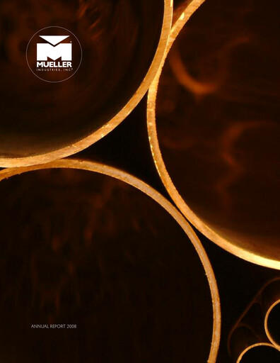 Thumbnail Mueller Industries
 Annual Report 2008