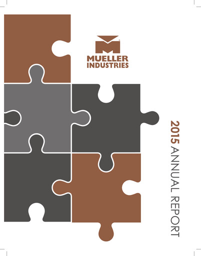 Thumbnail Mueller Industries
 Annual Report 2015