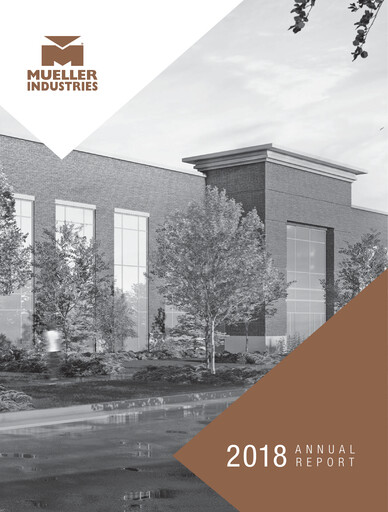 Thumbnail Mueller Industries
 Annual Report 2018