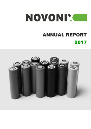 Thumbnail Novonix Annual Report 2017