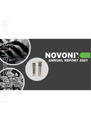 Thumbnail Novonix Annual Report 2021