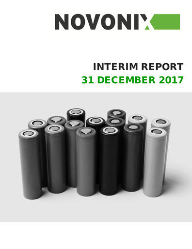 Miniature NOVONIX Rapport semestriel 2017-h2
