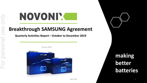 Thumbnail NOVONIX Quarterly Report 2019-q4