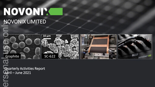 Thumbnail NOVONIX Quarterly Report 2021-q2