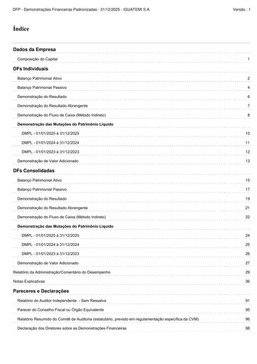 Thumbnail Iguatemi Financial Statement 2025