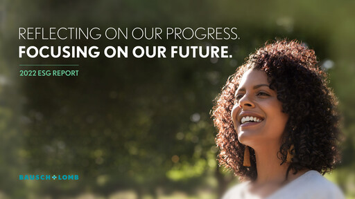 Thumbnail Bausch + Lomb ESG Report 2022