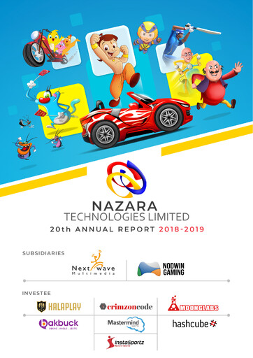 Thumbnail Nazara Technologies Annual Report 2018-2019
