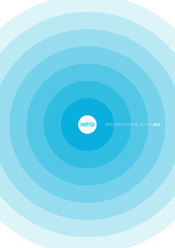 Thumbnail Xero Annual Report 2011