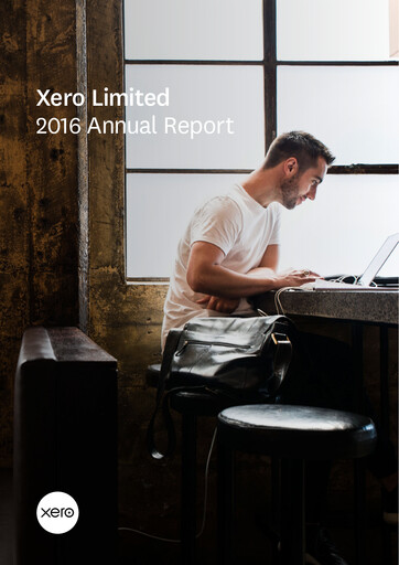Thumbnail Xero Annual Report 2016