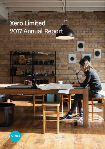 Thumbnail Xero Annual Report 2017