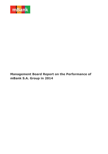 Thumbnail mBank Annual Report 2014