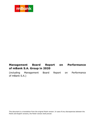 Thumbnail mBank Annual Report 2020