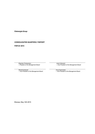 Thumbnail Polenergia Quarterly Report 2015-q1