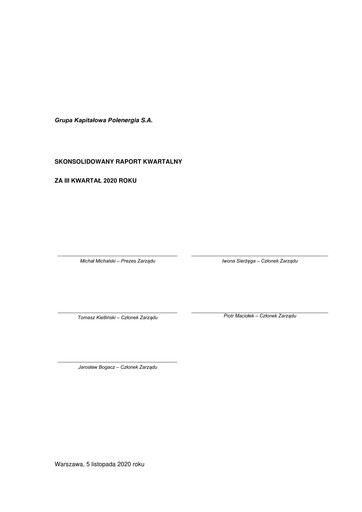 Thumbnail Polenergia Quarterly Report 2020-q3