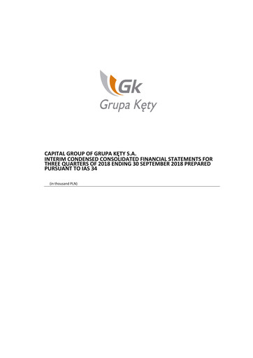 Thumbnail Grupa Kety Quarterly Report 2018-q3