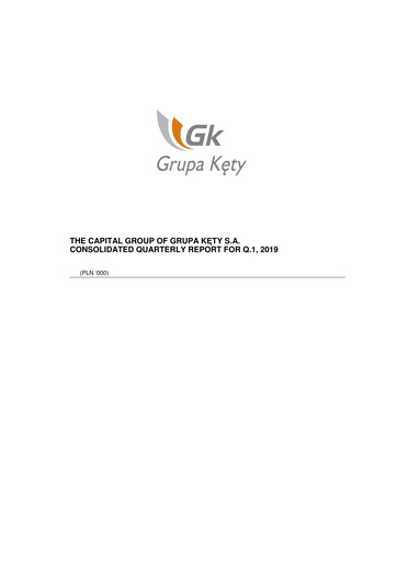 Thumbnail Grupa Kety Quarterly Report 2019-q1