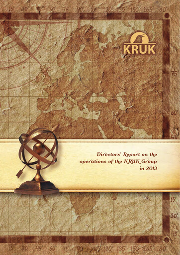 Thumbnail KRUK Spólka Akcyjna Annual Report 2013