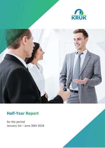 Thumbnail KRUK Spólka Akcyjna Half-year Report 2018-h1