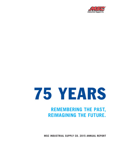 Thumbnail MSC Industrial Direct Annual Report 2015