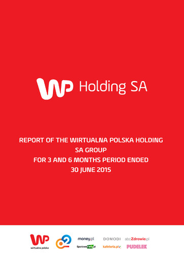 Miniature Wirtualna Polska (WP Holding) Rapport semestriel 2015-h1