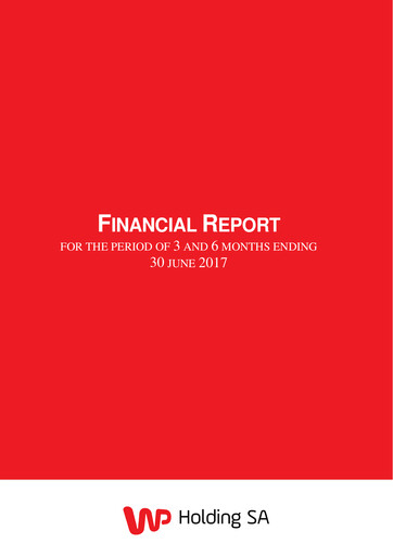 Miniature Wirtualna Polska (WP Holding) Rapport semestriel 2017-h1