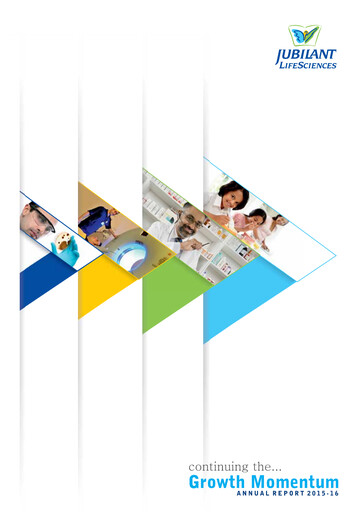 Thumbnail Jubilant Pharmova Annual Report 2015-2016