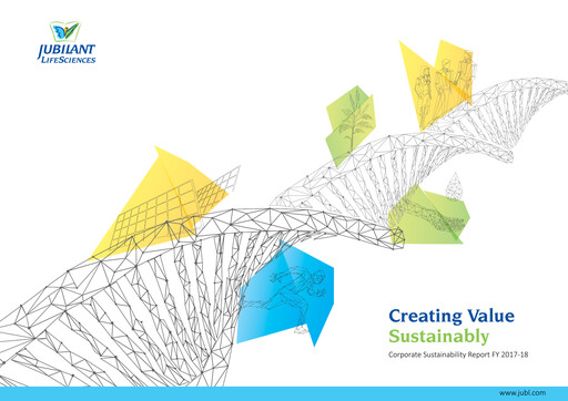 Miniature Jubilant Pharmova Rapport de durabilité 2017-2018