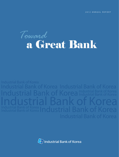 Thumbnail Industrial Bank of Korea (IBK) Annual Report 2012