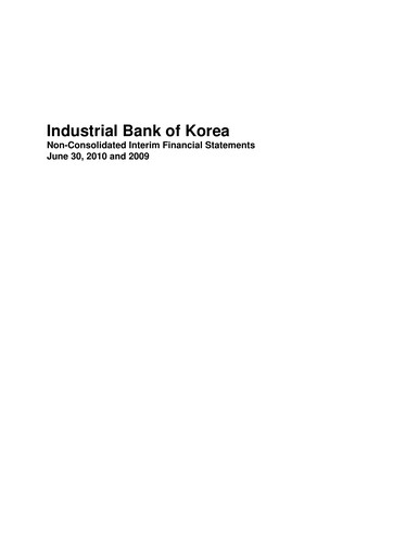 Thumbnail Industrial Bank of Korea (IBK) Half-year Report 2010-h1