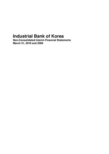 Thumbnail Industrial Bank of Korea (IBK) Quarterly Report 2010-q1