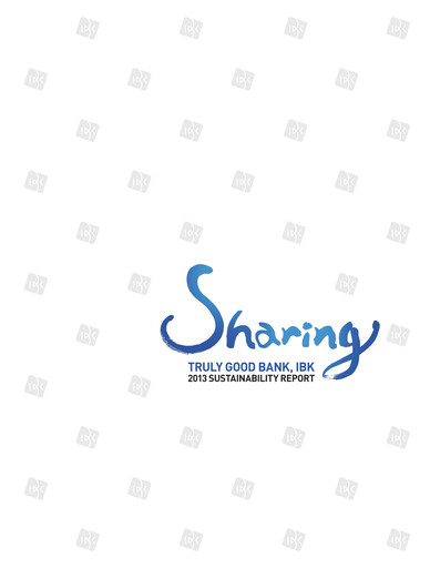 Thumbnail Industrial Bank of Korea (IBK) Sustainability Report 2013