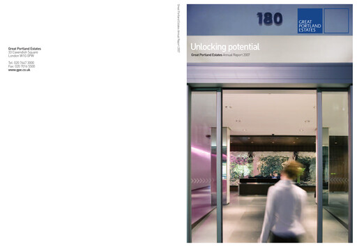 Thumbnail Great Portland Estates Annual Report 2007