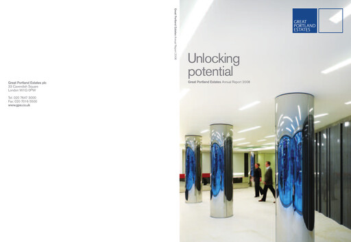 Thumbnail Great Portland Estates Annual Report 2008