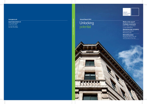 Thumbnail Great Portland Estates Annual Report 2010