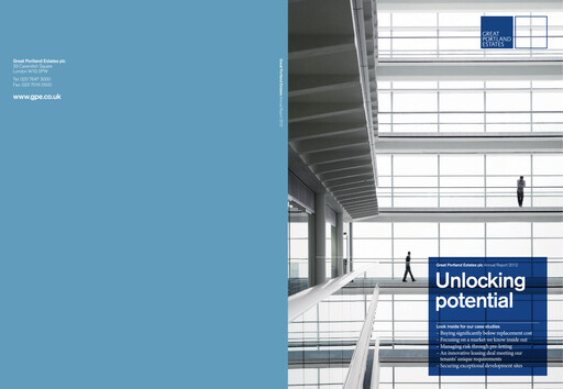 Thumbnail Great Portland Estates Annual Report 2012