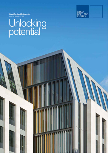Thumbnail Great Portland Estates Annual Report 2013