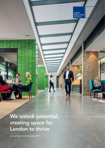 Thumbnail Great Portland Estates Annual Report 2019