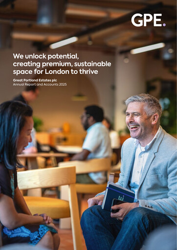 Thumbnail Great Portland Estates Annual Report 2025