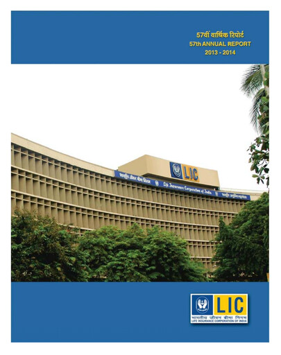 Vorschaubild Life Insurance Corporation of India (LIC) Jahresbericht 2013-2014