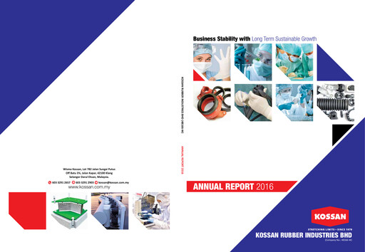 Thumbnail Kossan Rubber Industries Annual Report 2016