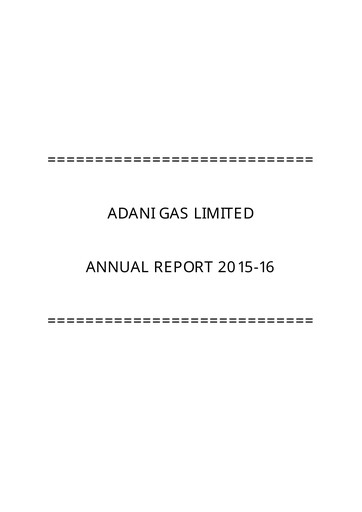 Thumbnail Adani Total Gas Annual Report 2015-2016