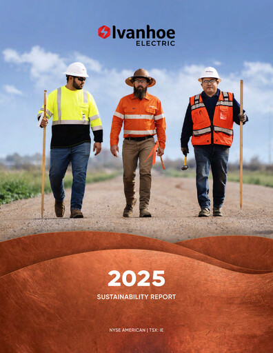Thumbnail Ivanhoe Electric Sustainability Report 2025