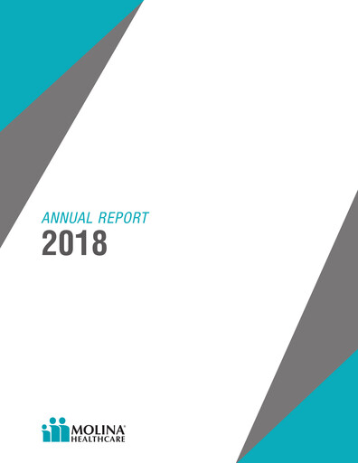 Thumbnail Molina Healthcare
 Annual Report 2018