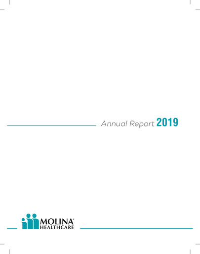 Thumbnail Molina Healthcare
 Annual Report 2019